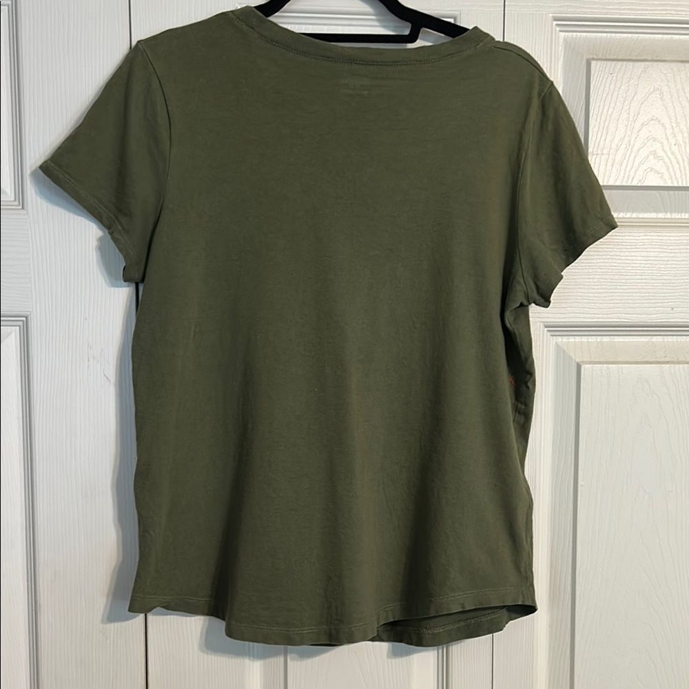 MADEWELL ANN TAYLOR LOFT Vintage Soft Green Blue Short Sleeve T-Shirts Green - Picture 5 of 10
